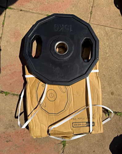 15kg black olympic rubber - 15kg,