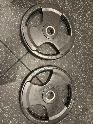 2x25kg tri grip rubber coated - 2x25kg, tri-grip