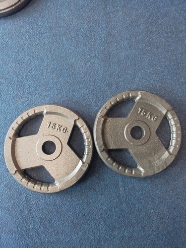 2x15kg tri grip olympic metal - 2x15kg,
