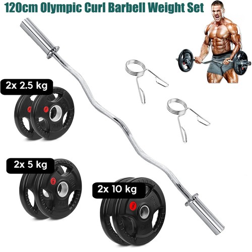 120cm olympic curl bar - ez,