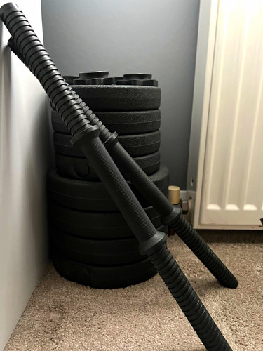 Black cast iron tri grip - cast,