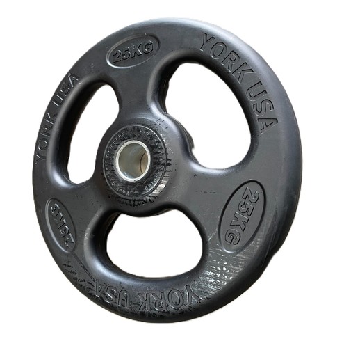 York 25kg rubber iso - 25kg,