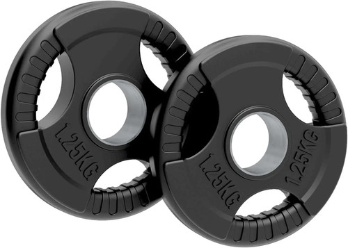 Olympic tri grip rubber weight - olympic, tri-grip