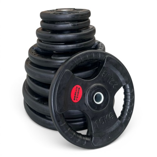 Tri grip weight plates - weight, 1"