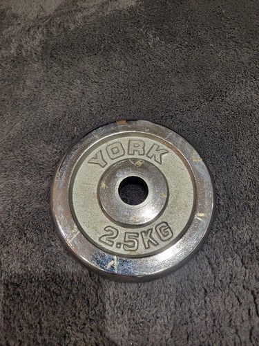 York 5kg chrome iron - 2.5kg,